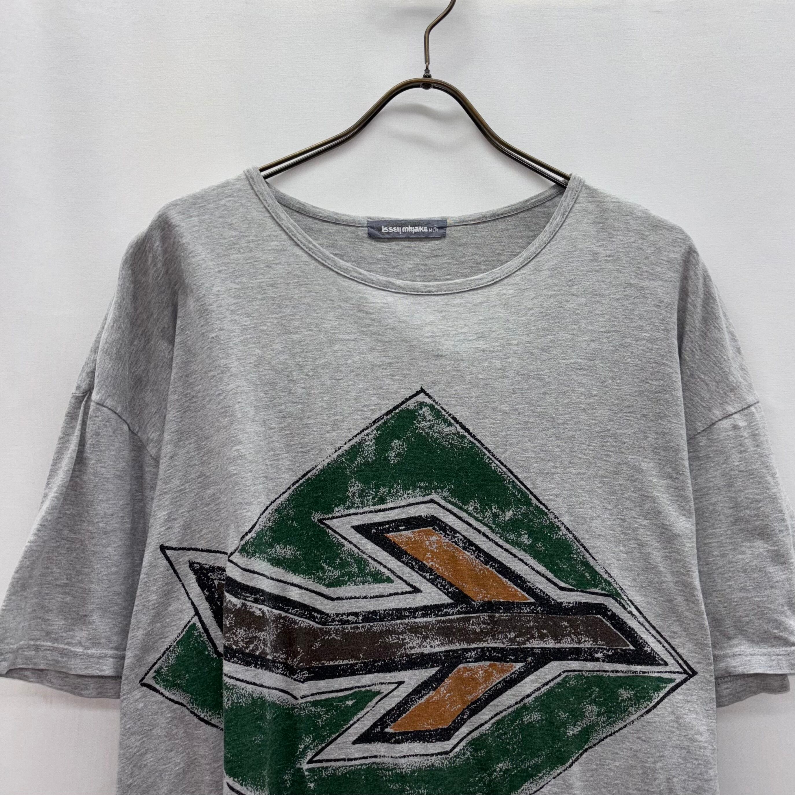 80s issey miyake Tee イッセイミヤケ Tシャツ 筆タグ | no pain no