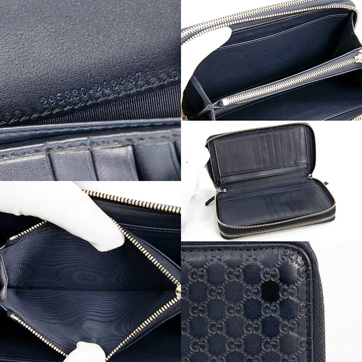 本物・送料無料・極美品】GUCCI・グッチ・長財布・ラウンドファスナー