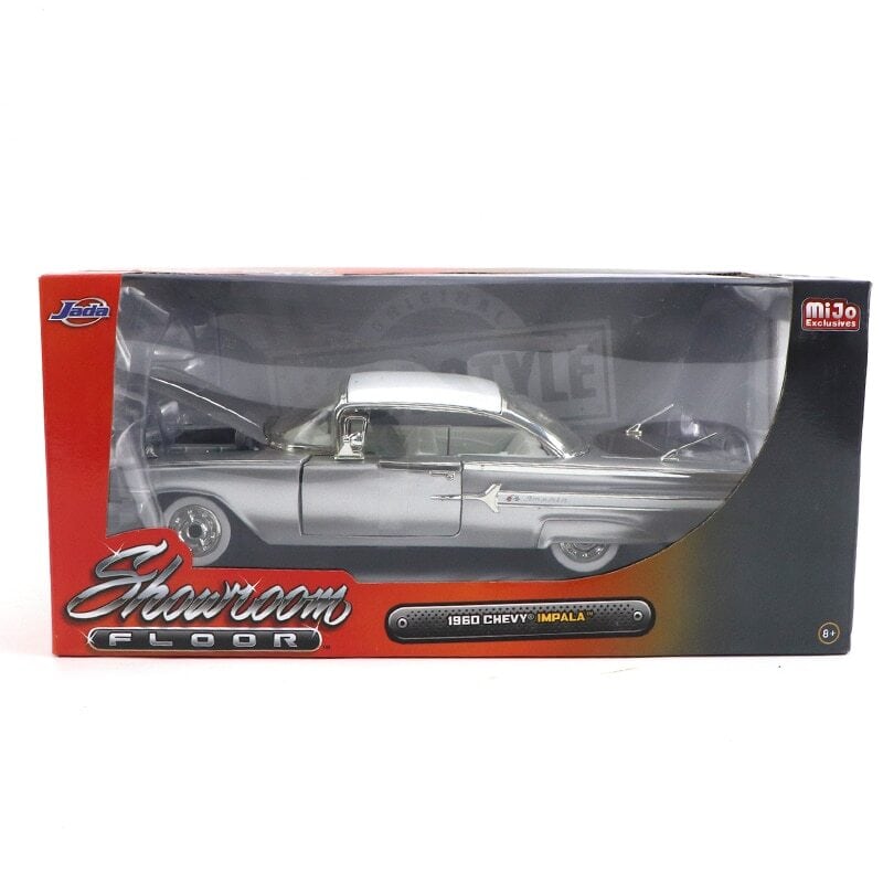 1/24 JADA 1960 CHEVY IMPALA シボレー インパラ 銀 シルバー ダイ