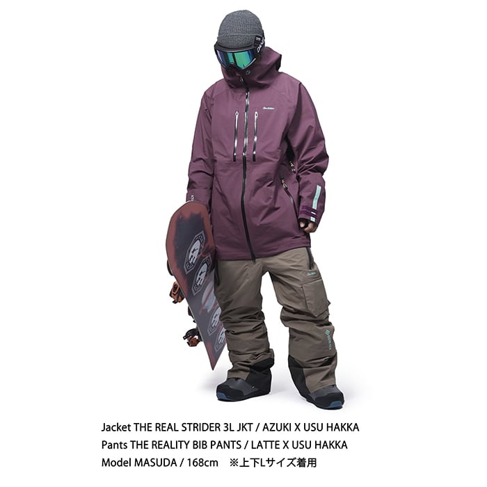 REW 『 REALITY BIB PANTS 23 』24-25 GORE-TEX スノーボード ウェア