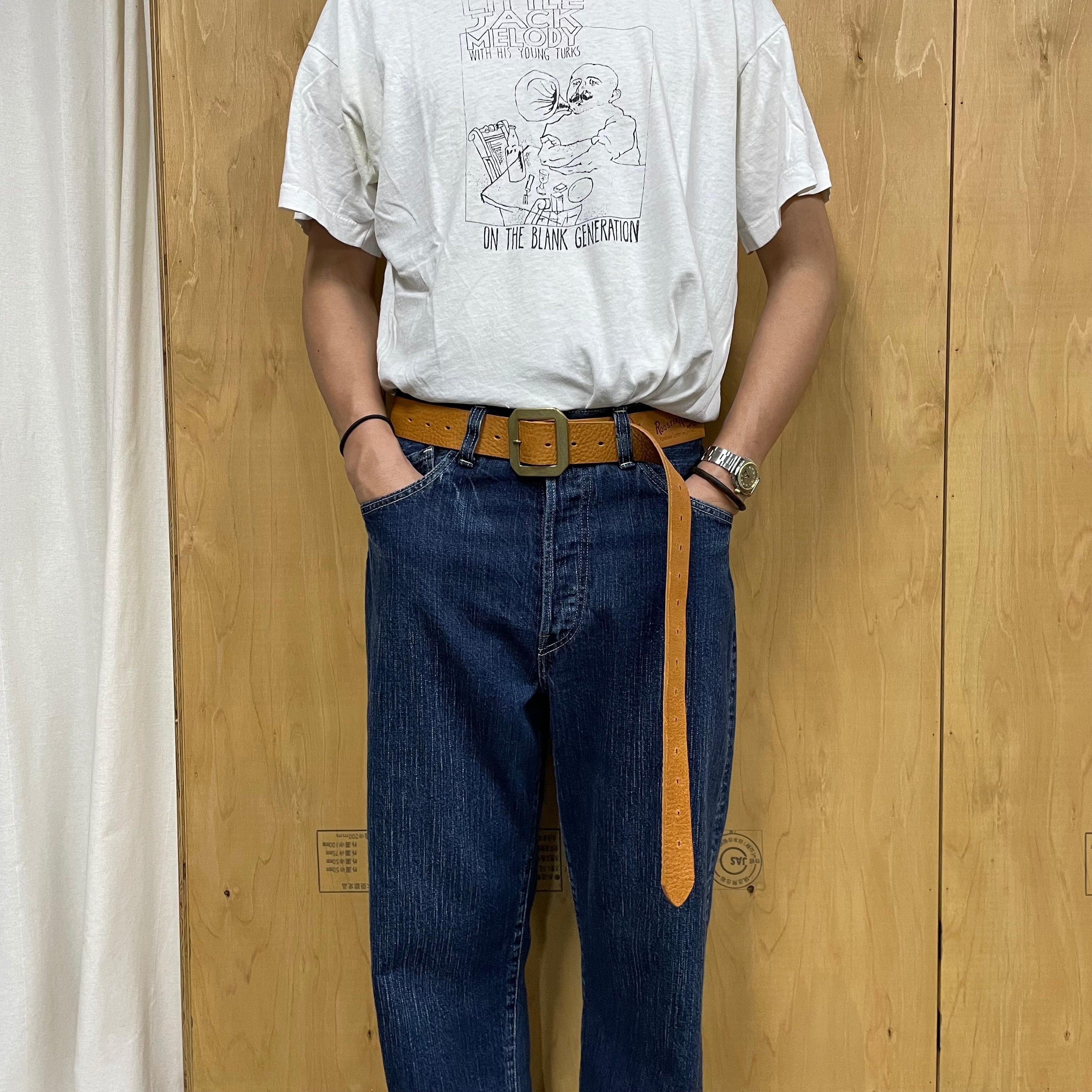 Willow Pants】BYE BYE belt-WIDE_BROWN | marfa store