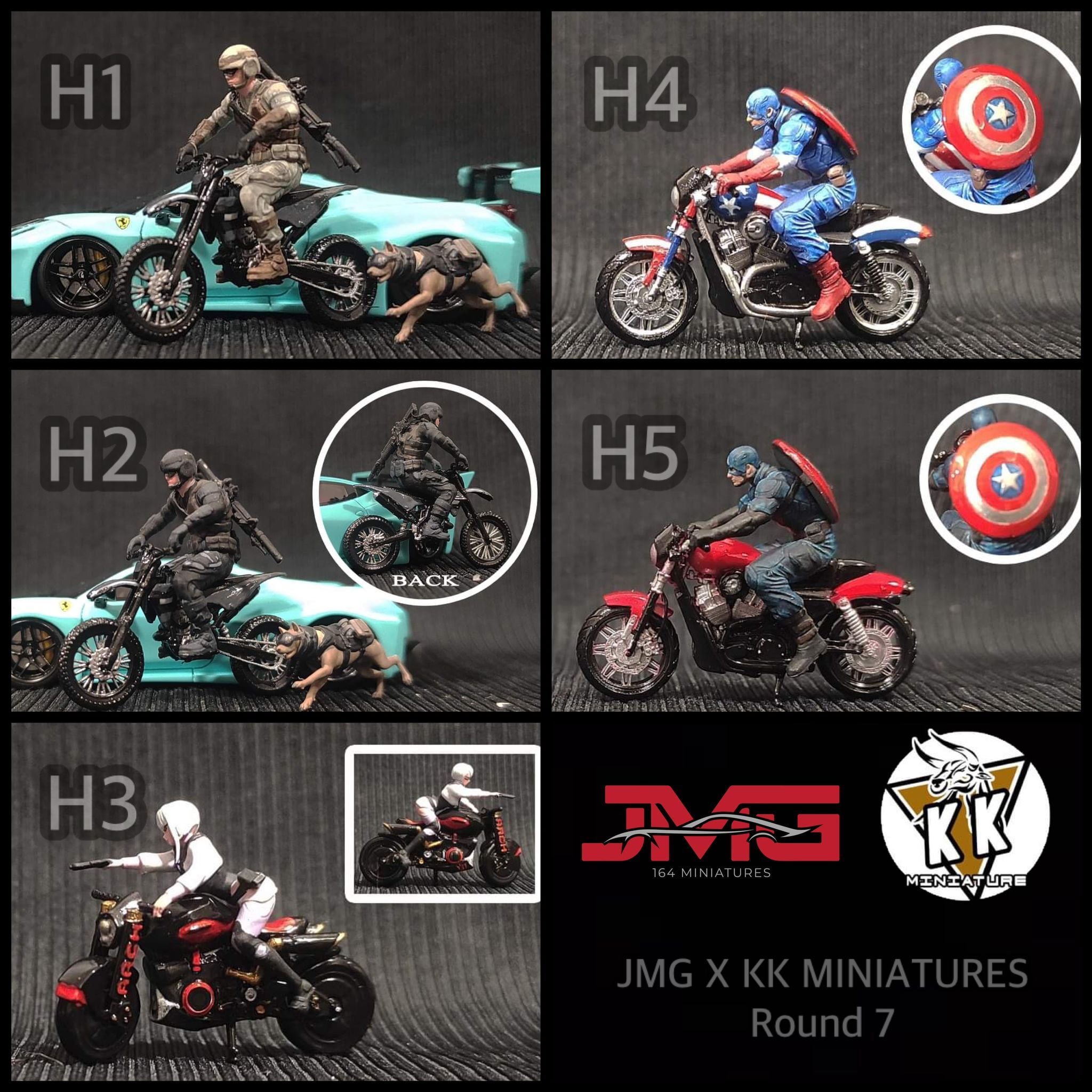 2024年5月下旬発送予定」1/64 JMG 暴走族シリーズ フィギュア (A~C