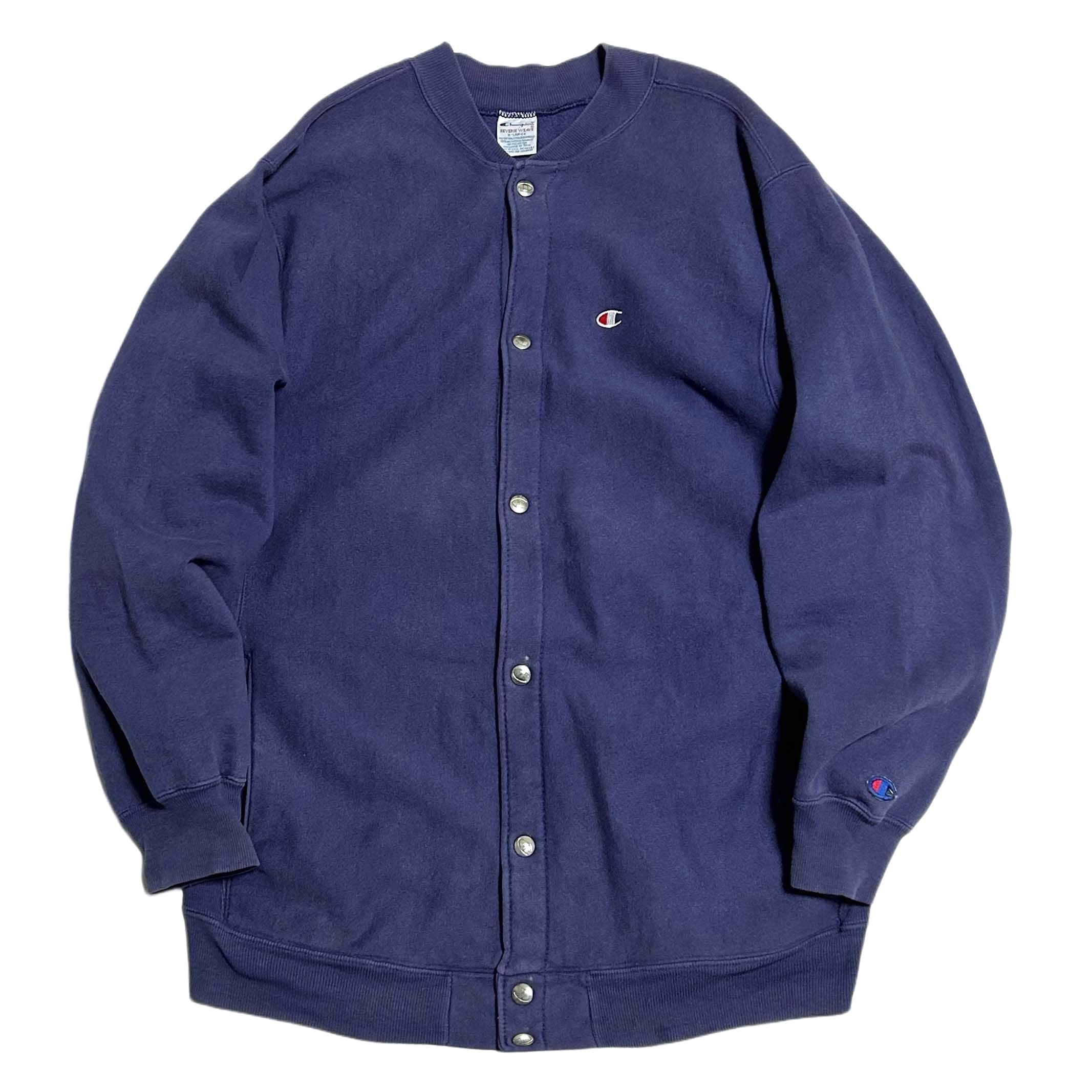 90s Champion チャンピオン リバースウィーブ スナップカーディガン