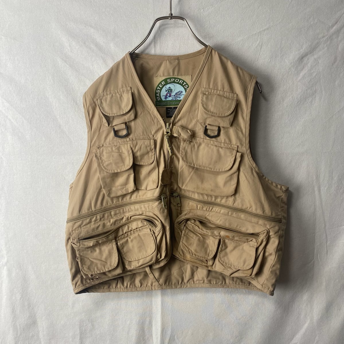 90s MASTER SPORTSMAN フィッシングベスト 古着 ヴィンテージ