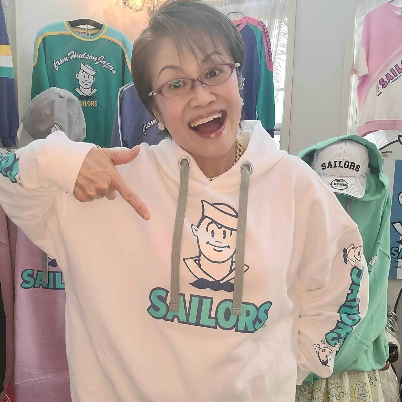 カセットビッグパーカー 白 | セーラーズsailors