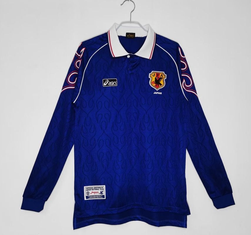 Japan 1998 Home Long Sleeve Jersey 1998 日本代表 ホーム 長袖