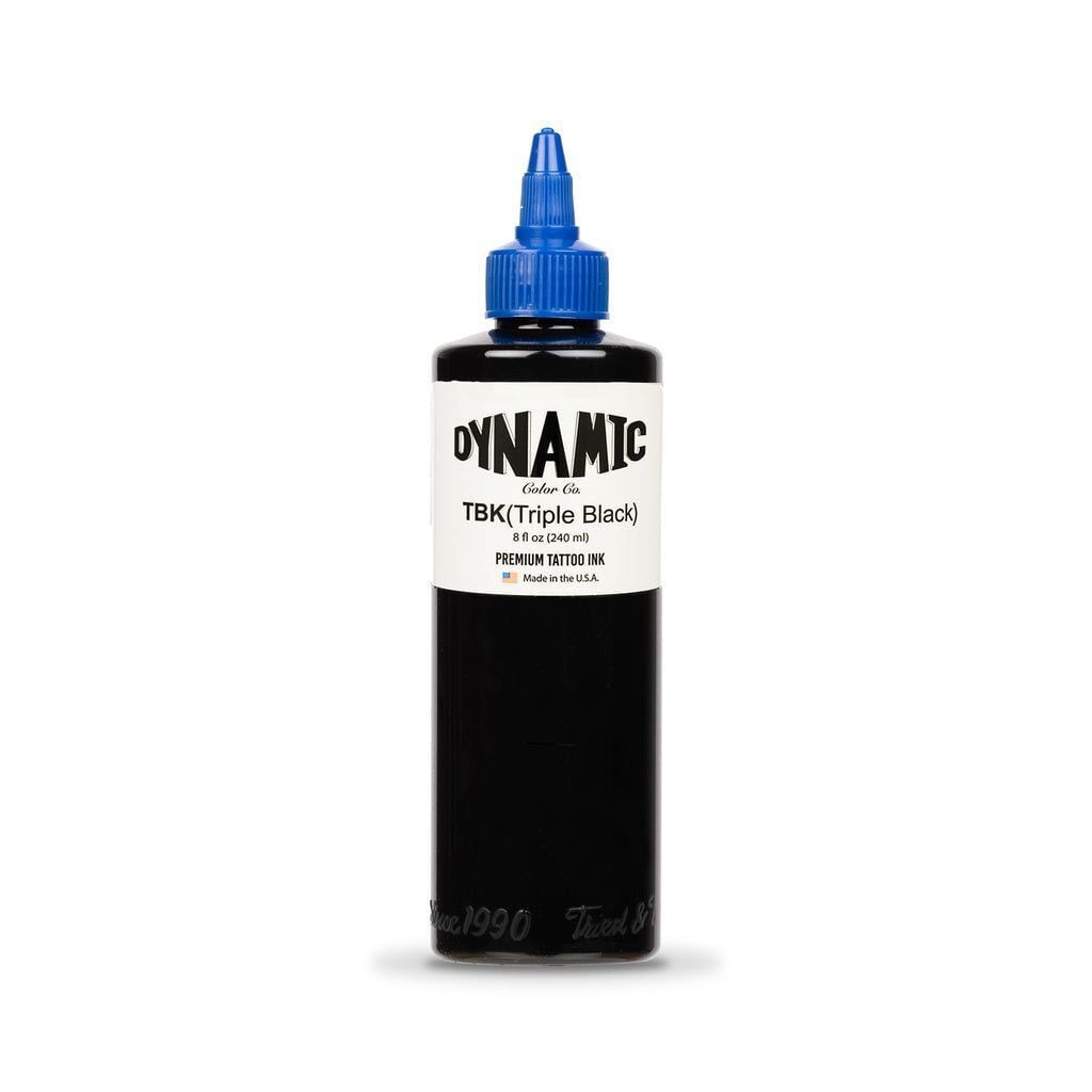 Dynamic Tattoo Ink Triple Black - 8 oz. Bottle ダイナミック