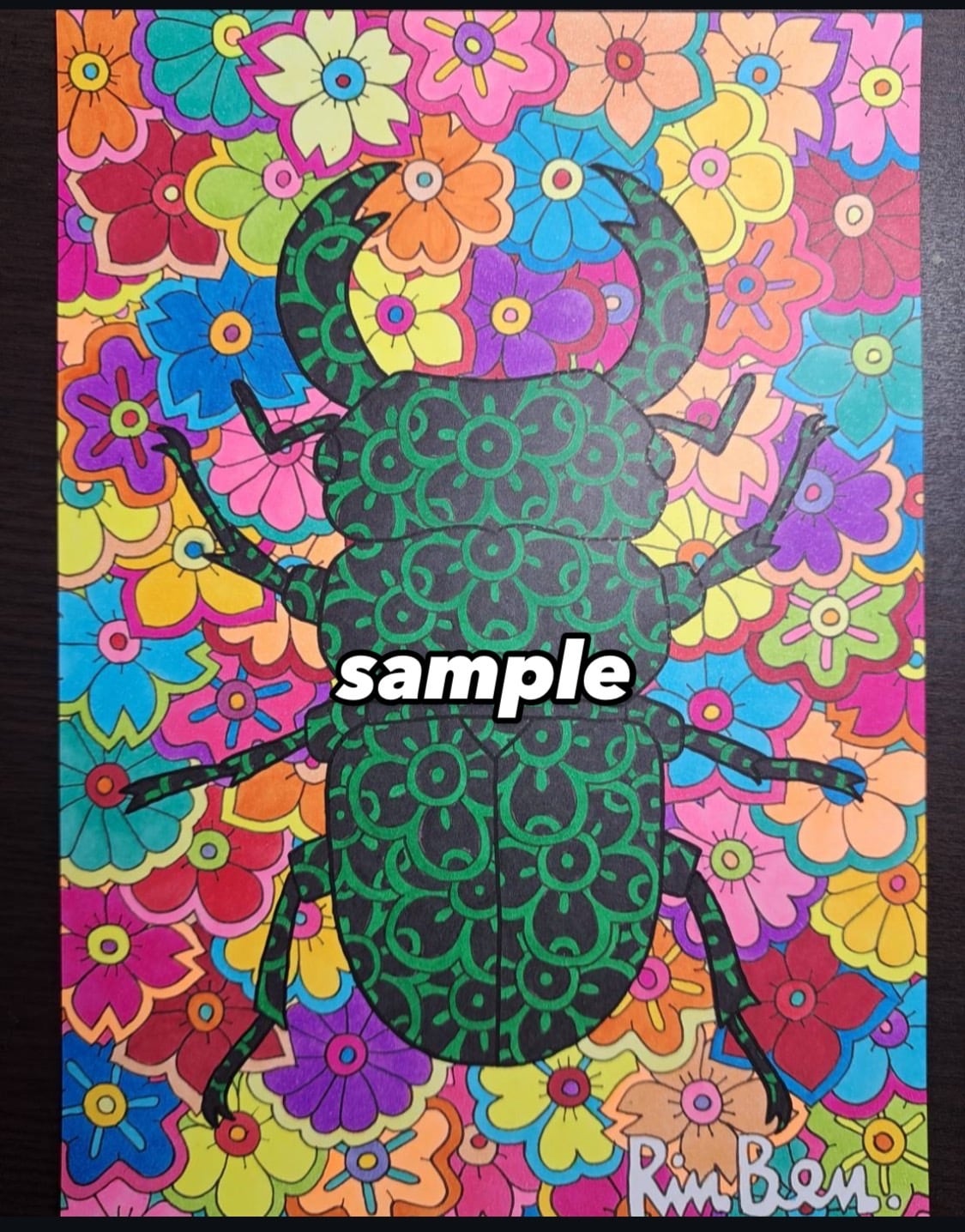 RINBEN 絵画 スカル 開運アーティストRINBEN アートショップ