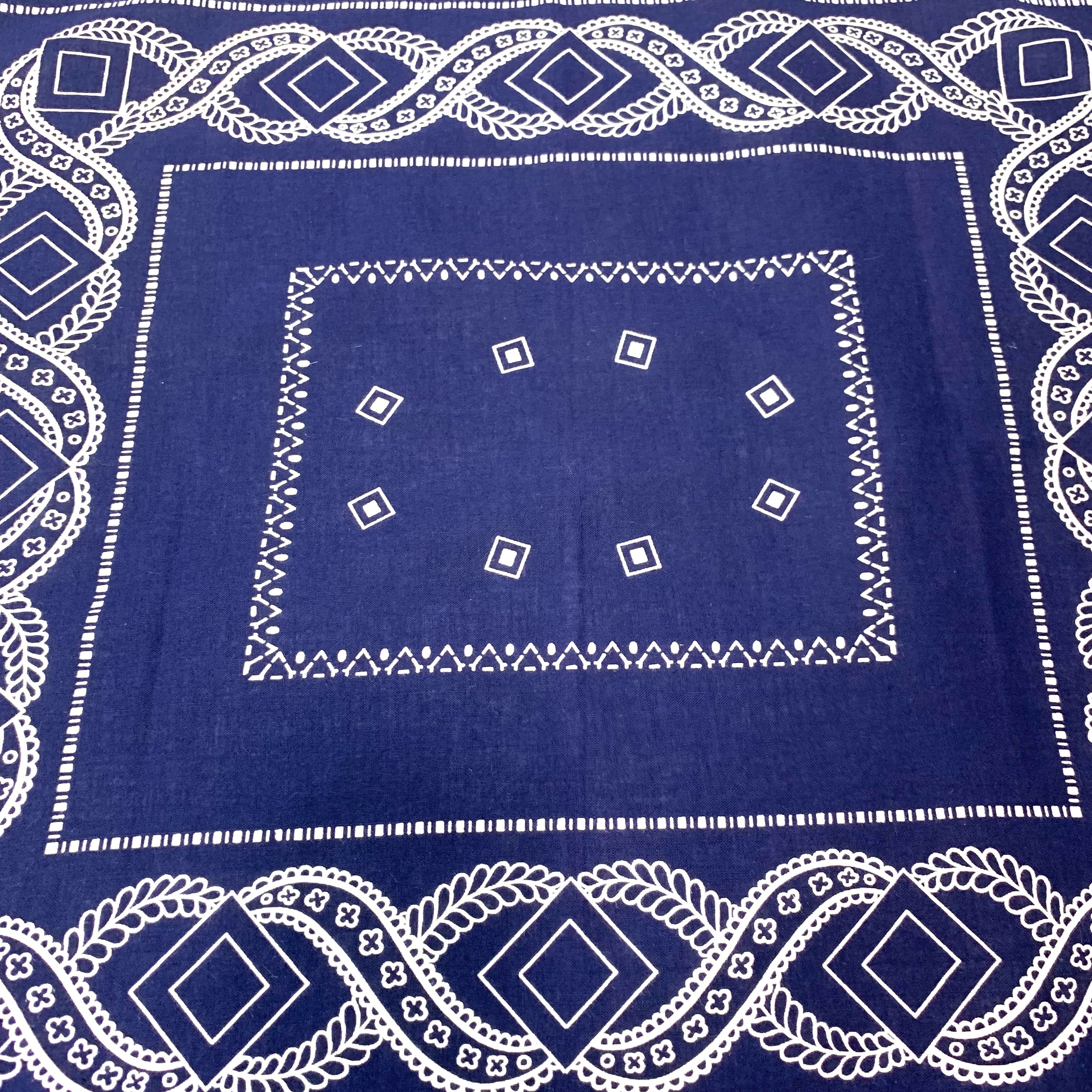 vintage old 40s 50s Bandana Bandanna MADE IN USA 下鼻象