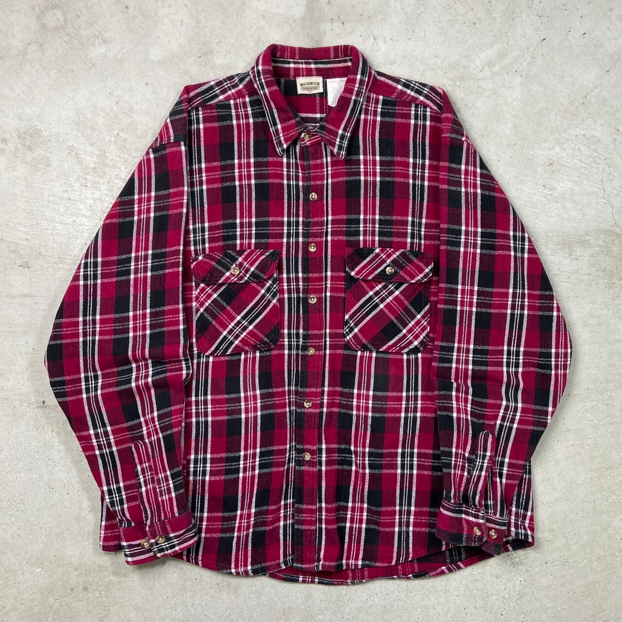 90年代 FIVE BROTHER ファイブブラザー ヘビーネルシャツ チェック