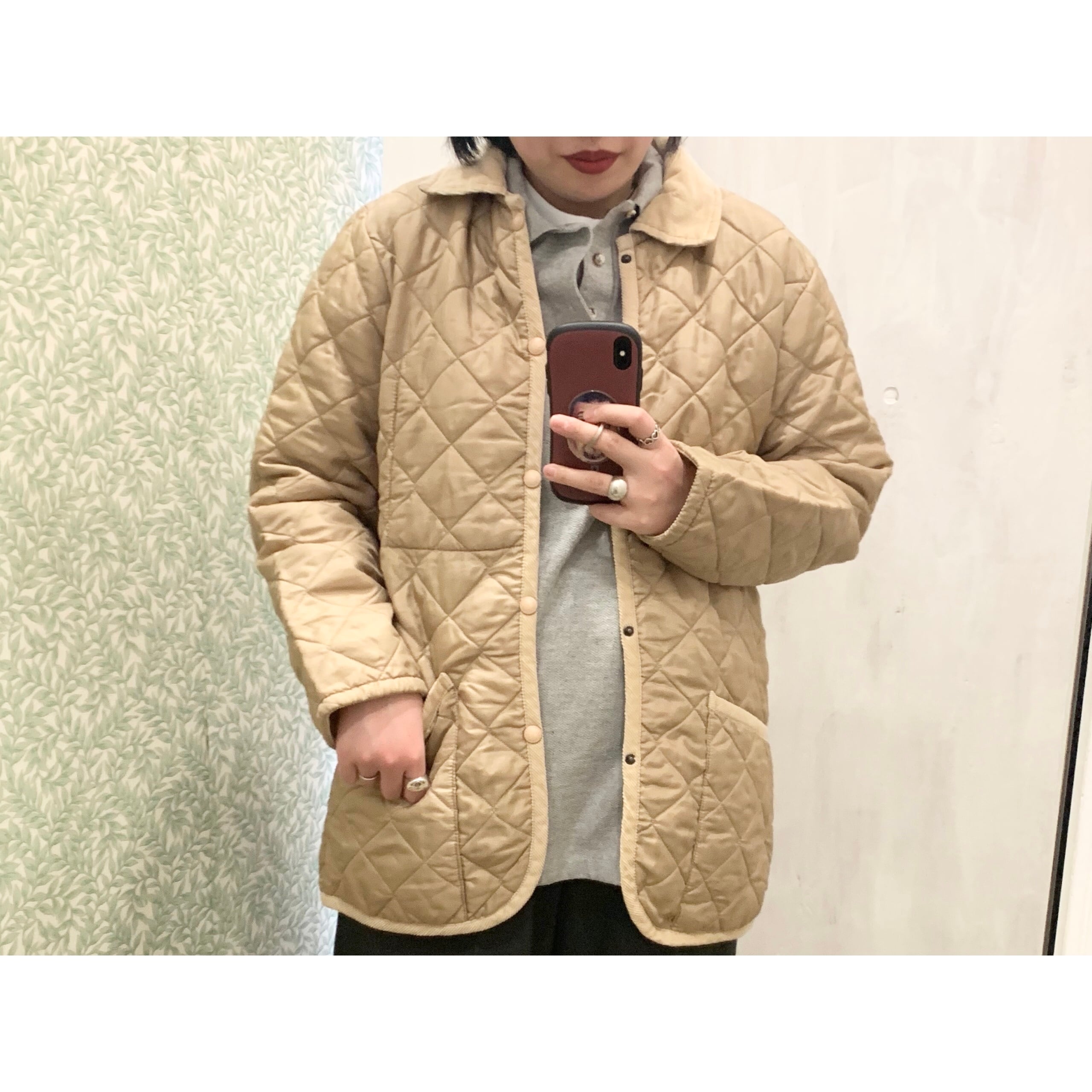 LAVENHAM/quilting/jacket/38/beige/ラベンハム/キルティング