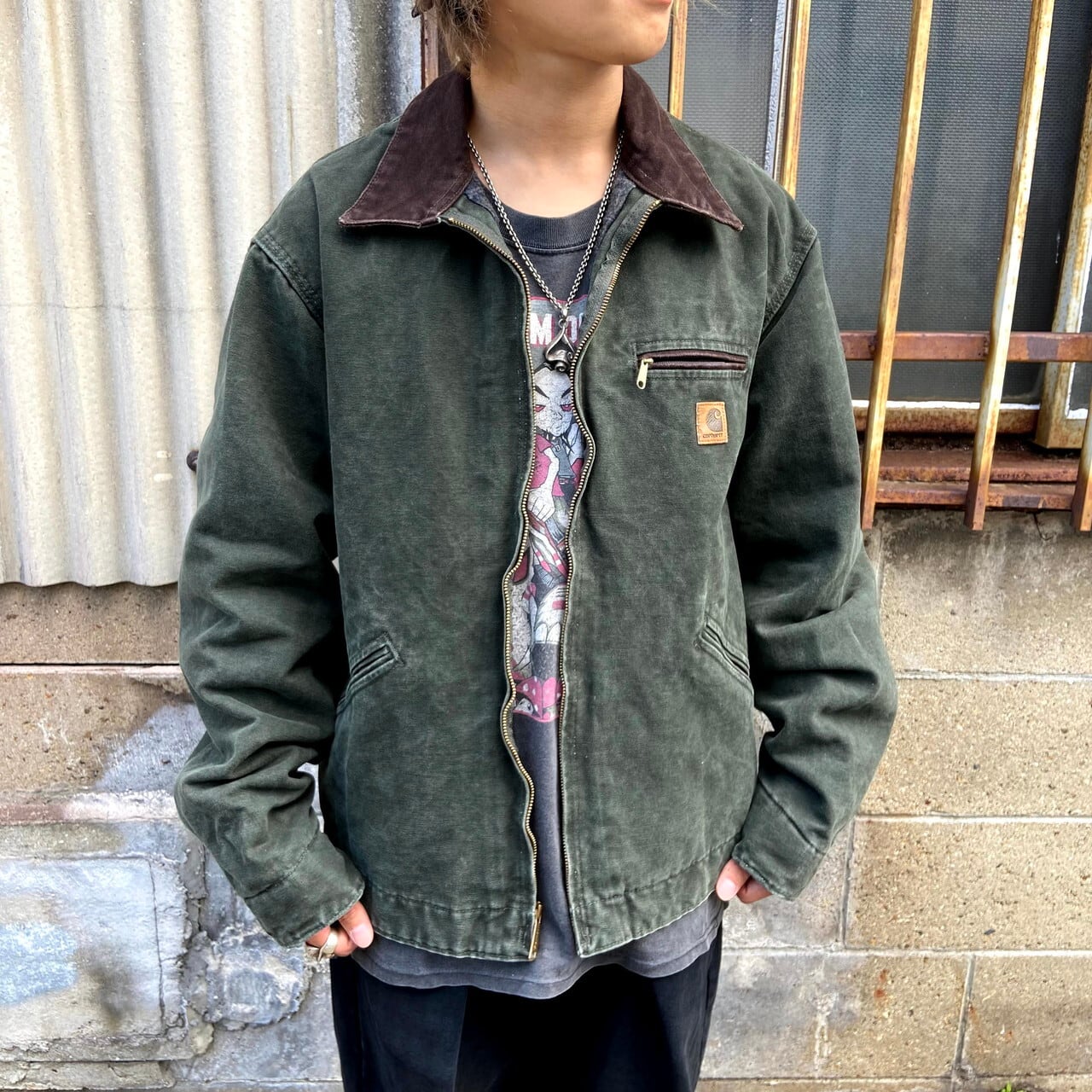 Carhartt カーハート デトロイトジャケット メンズXL相当 古着 ダック