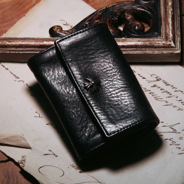 CHROME HEARTS クロムハーツ Wallet ウォレット 財布 レザー】タイニー