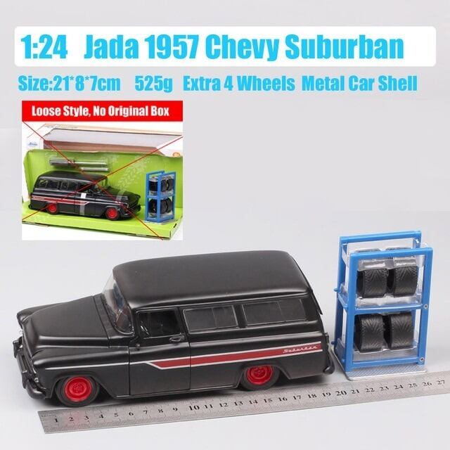 1/24 1957 シボレー サバーバン Chevrolet Chevy Suburban SUV 黒