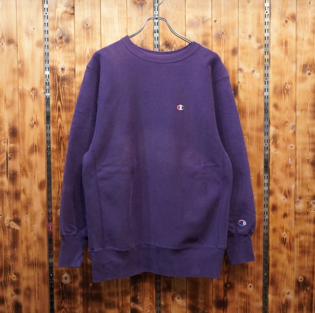 90s champion reverse weave スウェット 紫 XL/チャンピオン リバース