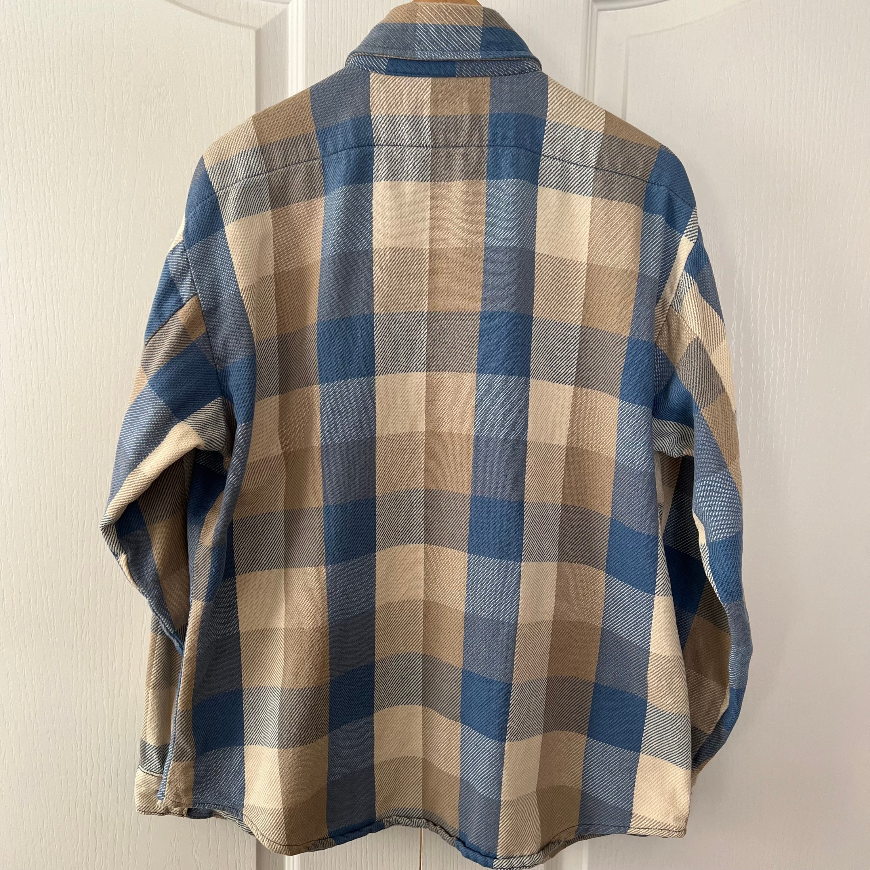 FIVE BROTHER USA製 80's ファイブブラザー ネルシャツ 長袖 ブロック