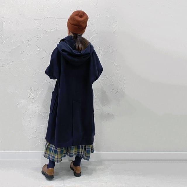 maison de soil wool mossa hood coat | CoCo Cuore