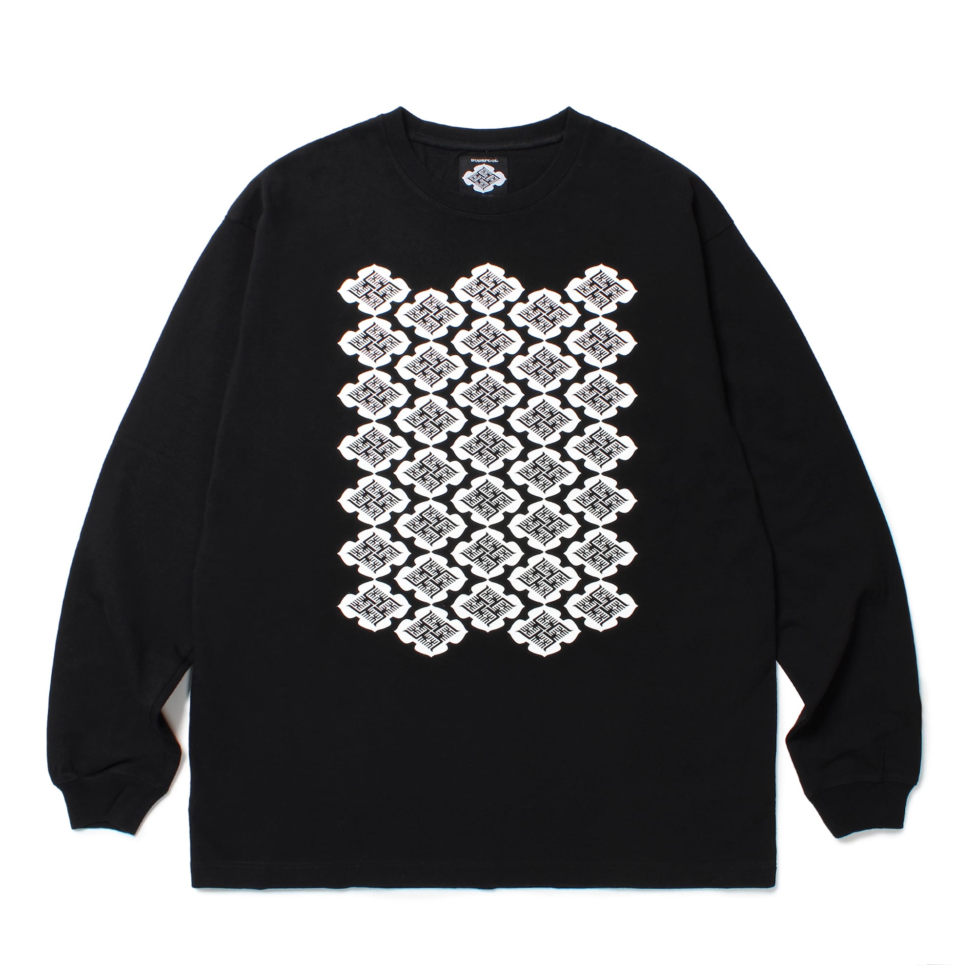 GAKKIN × BUDSPOOL 花罰家紋 PATTERN L/S TEE | APHRODITEGANG HOLDINGS