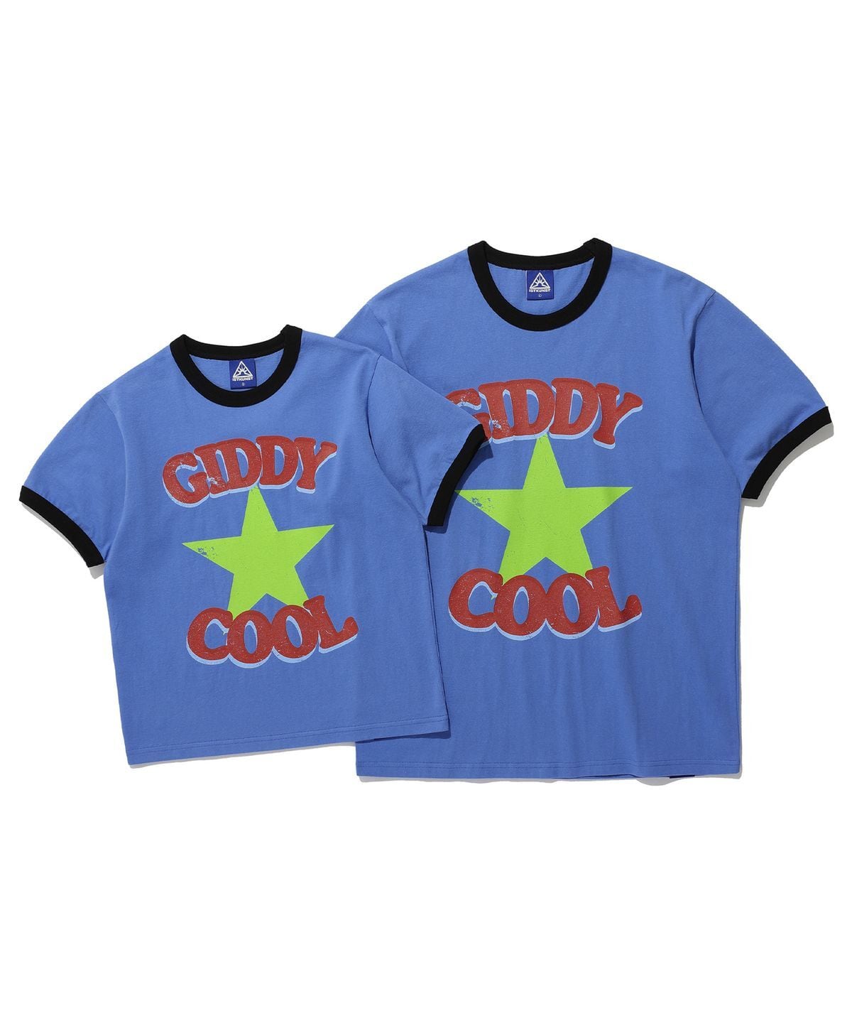 再入庫！！！☆TXT ヨンジュン 着用！！【ISTKUNST】GD STAR TEE_BLUE