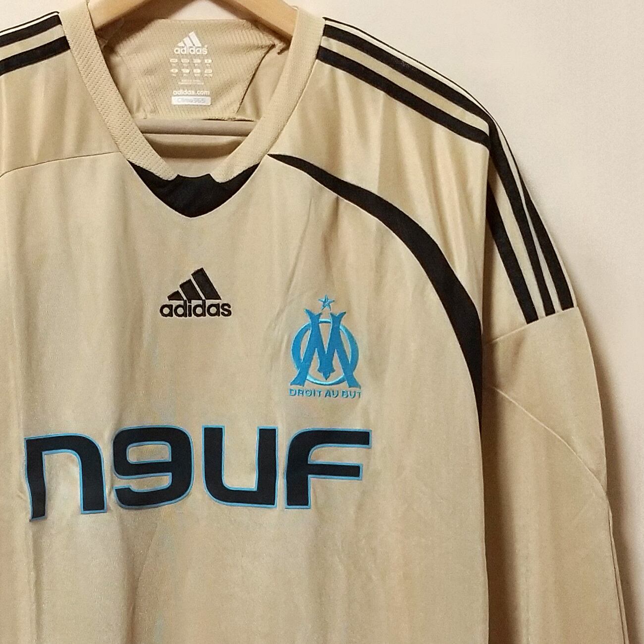 マルセイユ 2008-09 adidas サード 七分袖 ユニフォーム（インポートXL