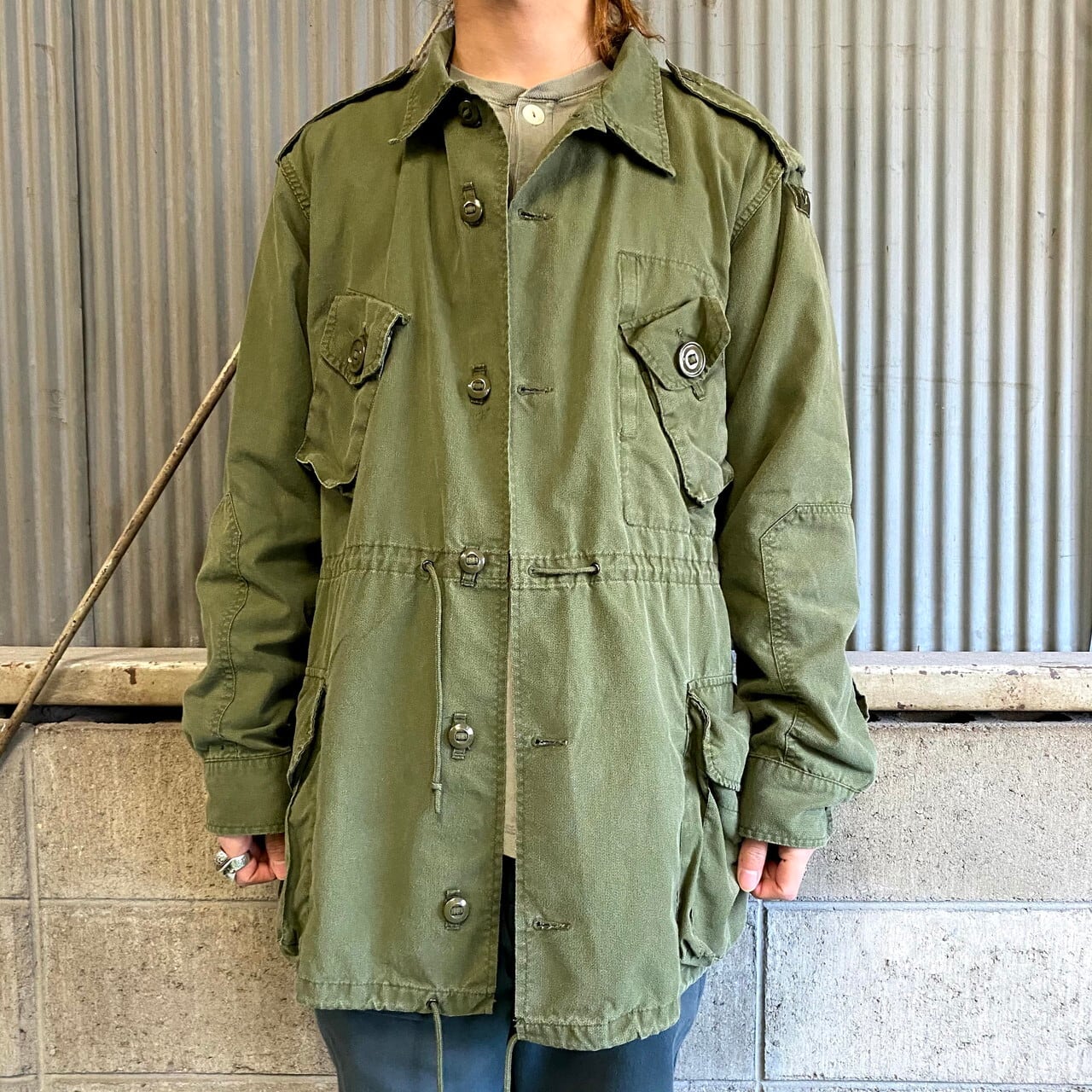 カナダ軍 MK2 ミリタリー フィールドジャケット メンズXL 古着 カーキ