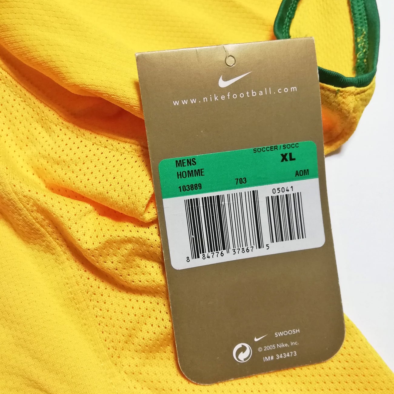 ブラジル代表 2006 Nike ホーム半袖 ユニフォーム #10 RONALDINHO