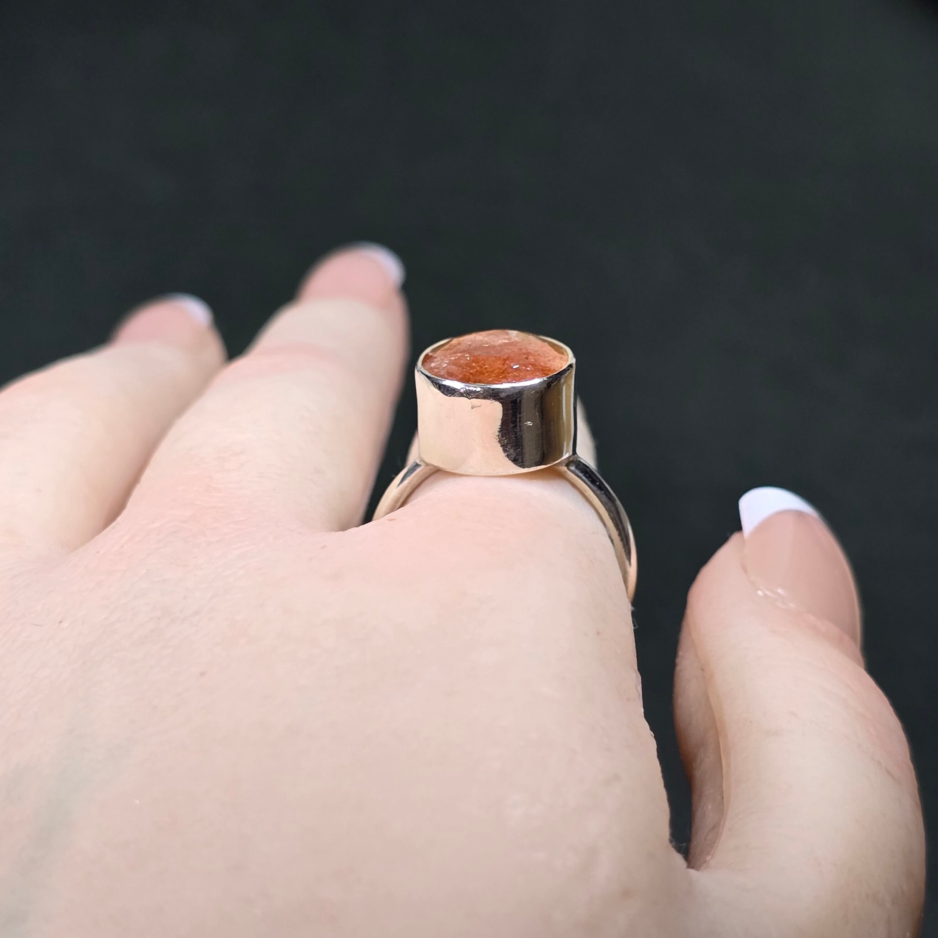 サンストーン リング サンストーン 指輪 18号 | Momi Accessory 天然石