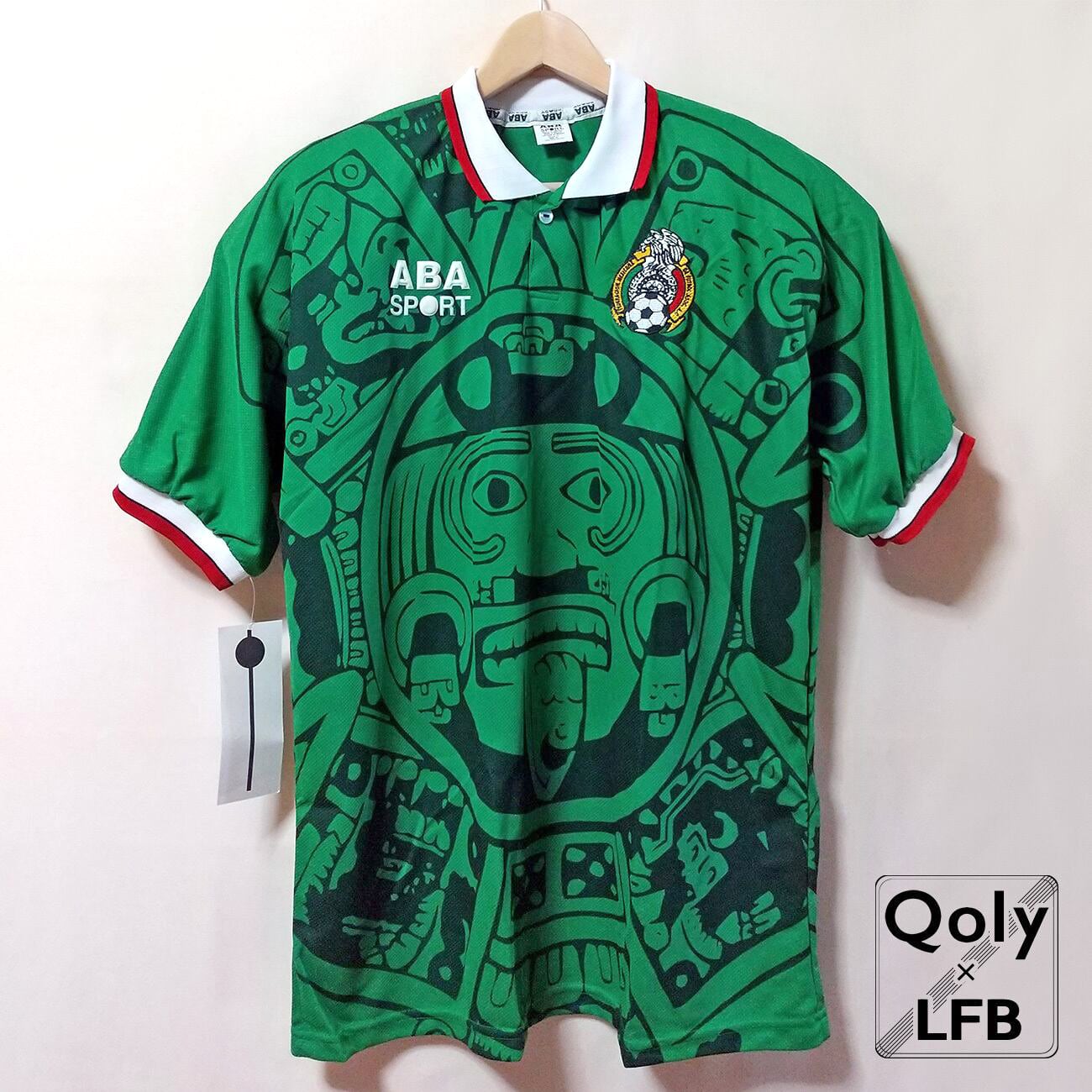 メキシコ代表 1998 ABA Sport ホーム半袖 ユニフォーム 復刻版