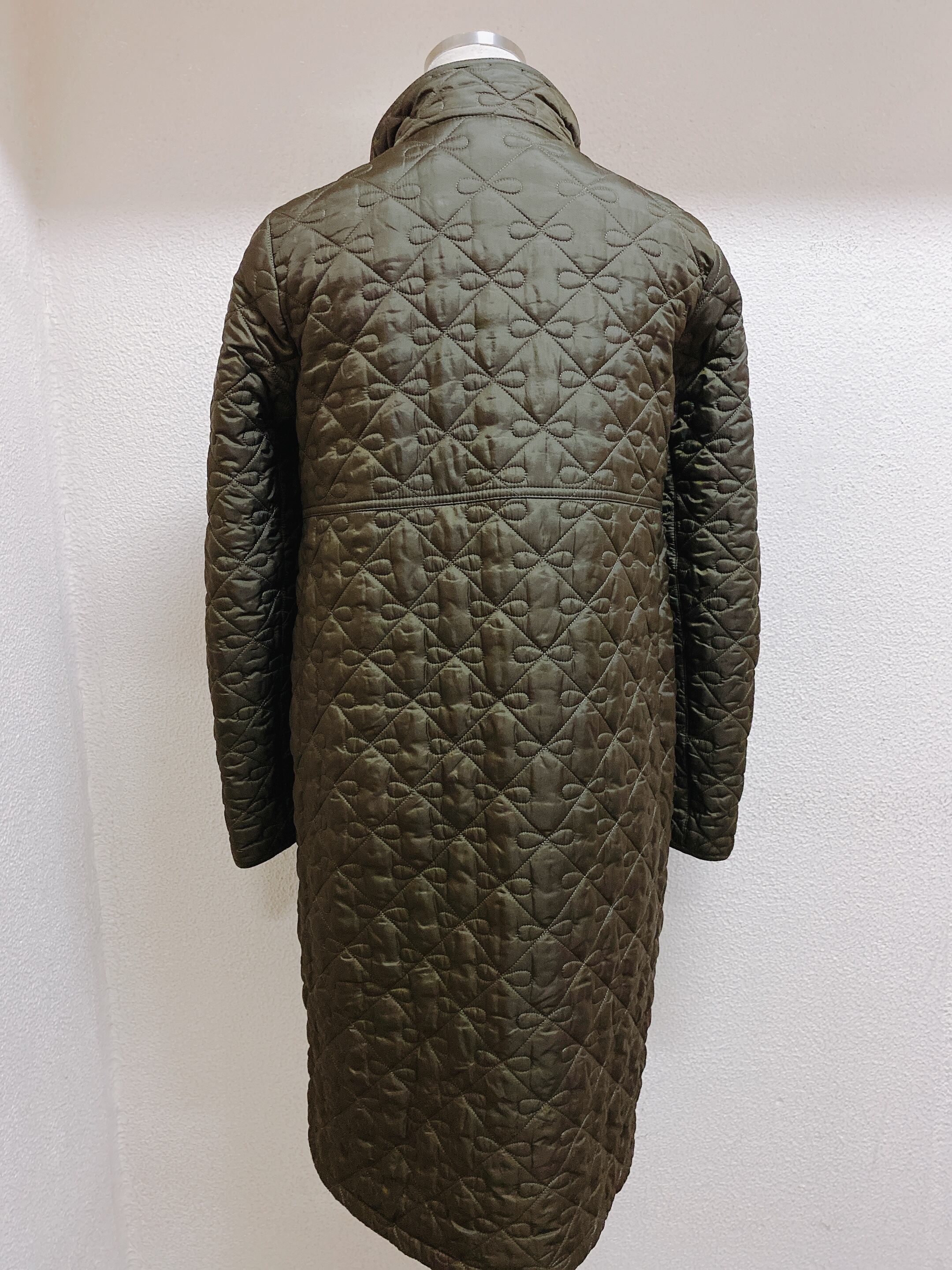 バブアー×アニヤハインドマーチ キルティングコート カーキ色 Barbour