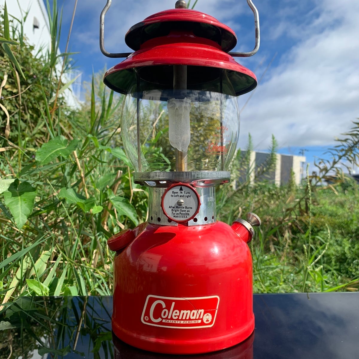 綺麗】Coleman コールマン 200A ガソリンランタン パテペン 1967年3月