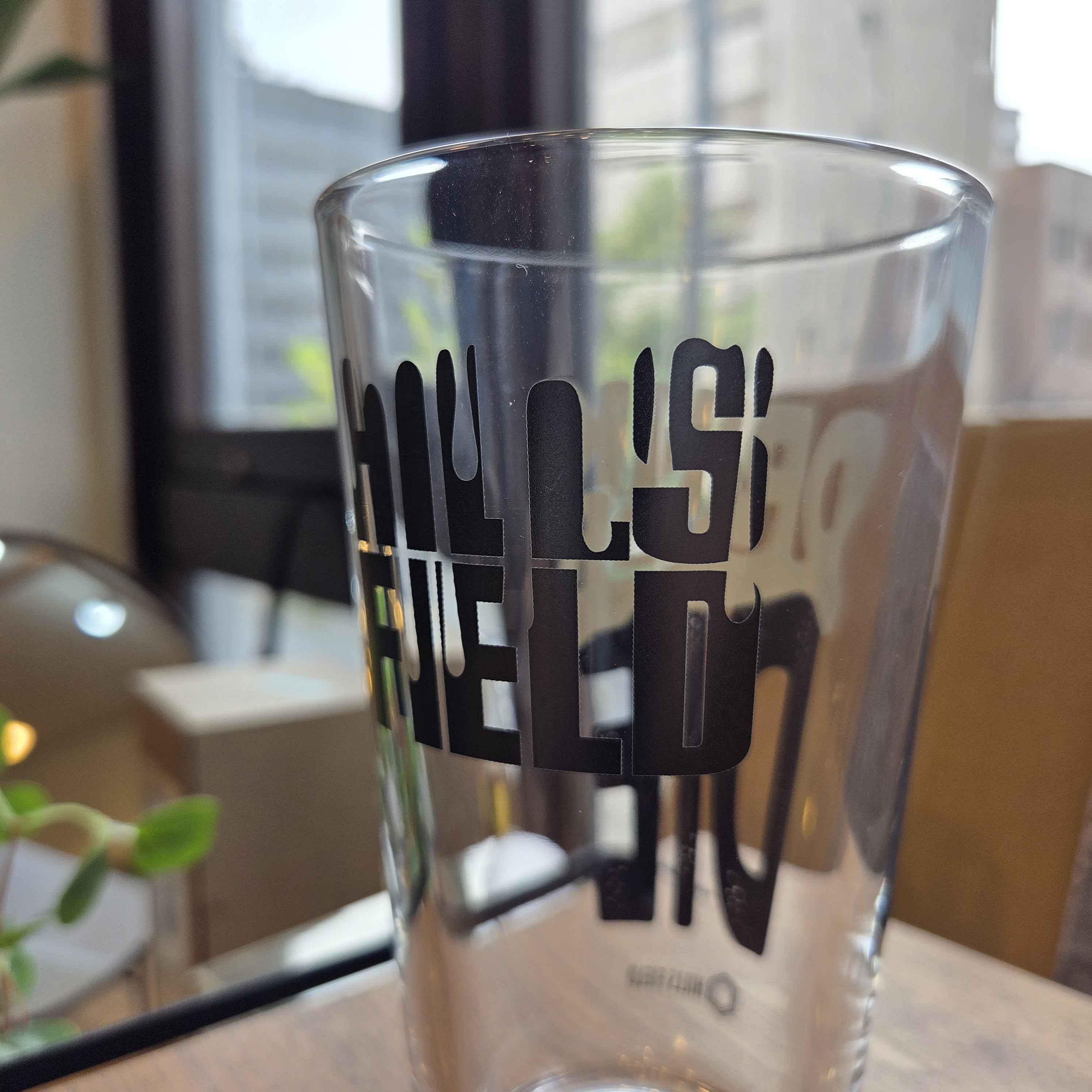 DRINK OR DIE グラス+ Tシャツ（BLACK BEER EDITION) DOD PINT GLASS+