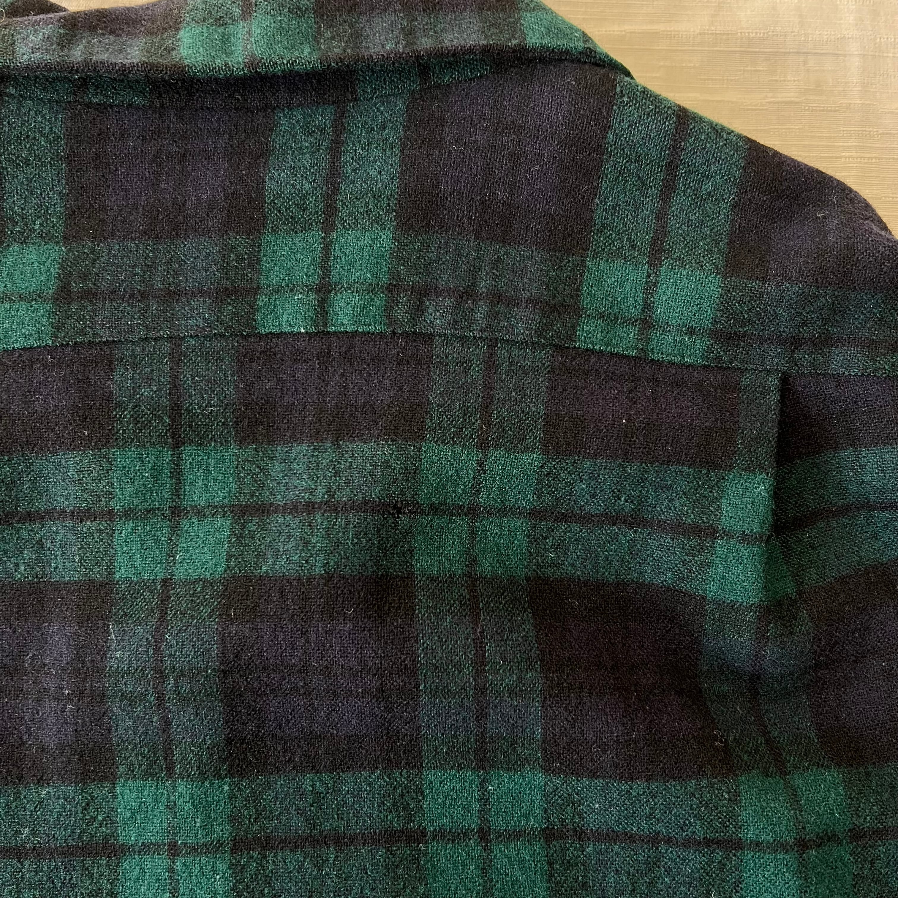 60's USA製 Pendleton ウールボードシャツ メンズL グリーン系