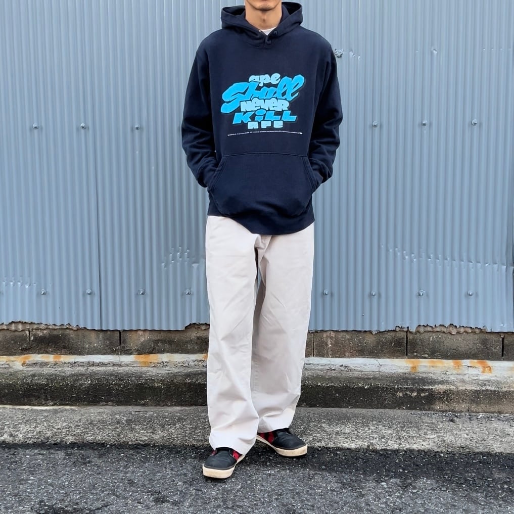90s 初期 a bathing ape hoodie アベイシングエイプ ape shall nevrer