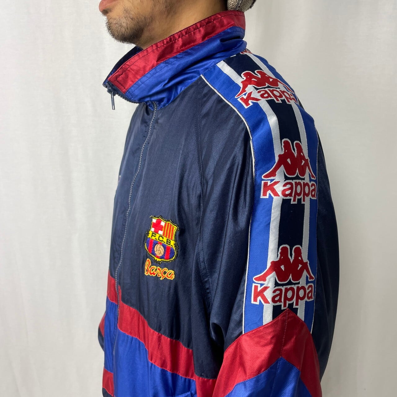 90年代 FC BARCELONA Kappa バルセロナ カッパ ポリエステル トラック