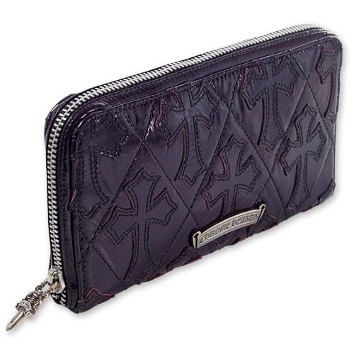 CHROME HEARTS クロムハーツ Wallet ウォレット 財布 レザー】REC F