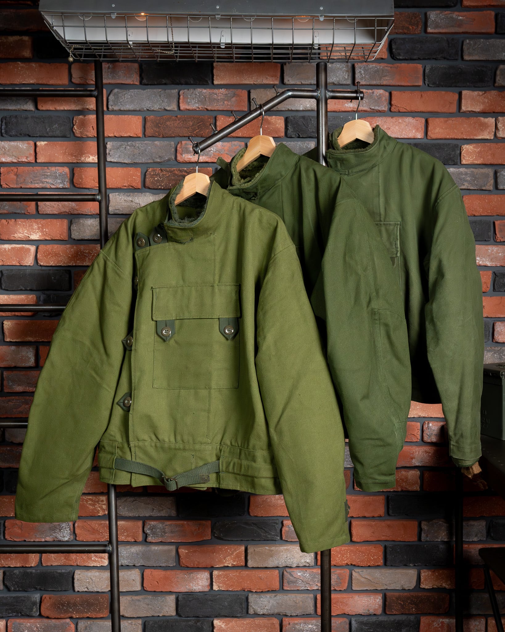 DEADSTOCK】60-70's Swedish Army Motorcycle Jacket 