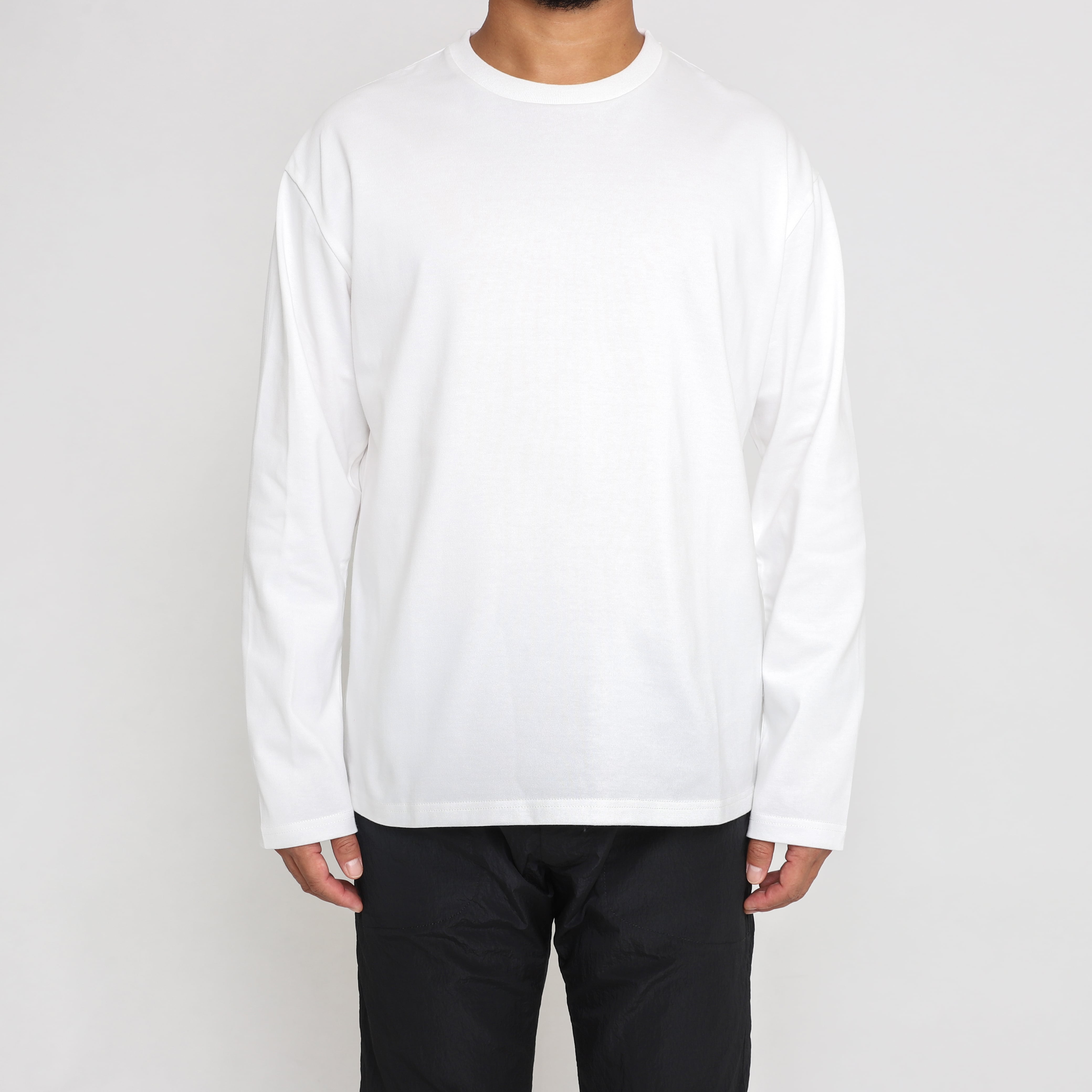 Heavy Weight Long Sleeve T-shirts (off white) | OVY