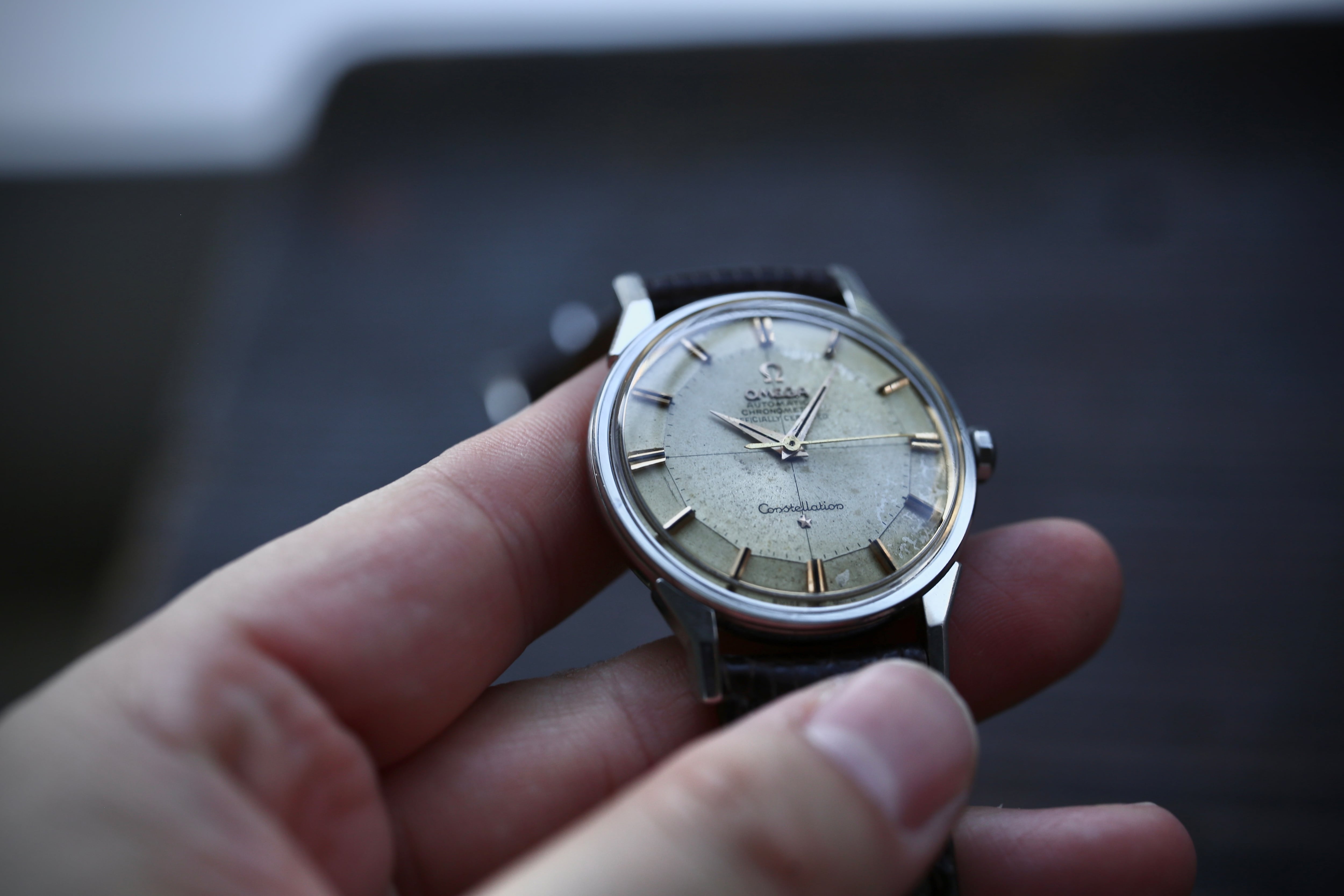 OMEGA】 1962年製 オメガ コンステレーション 12角 ノンデイト バイ