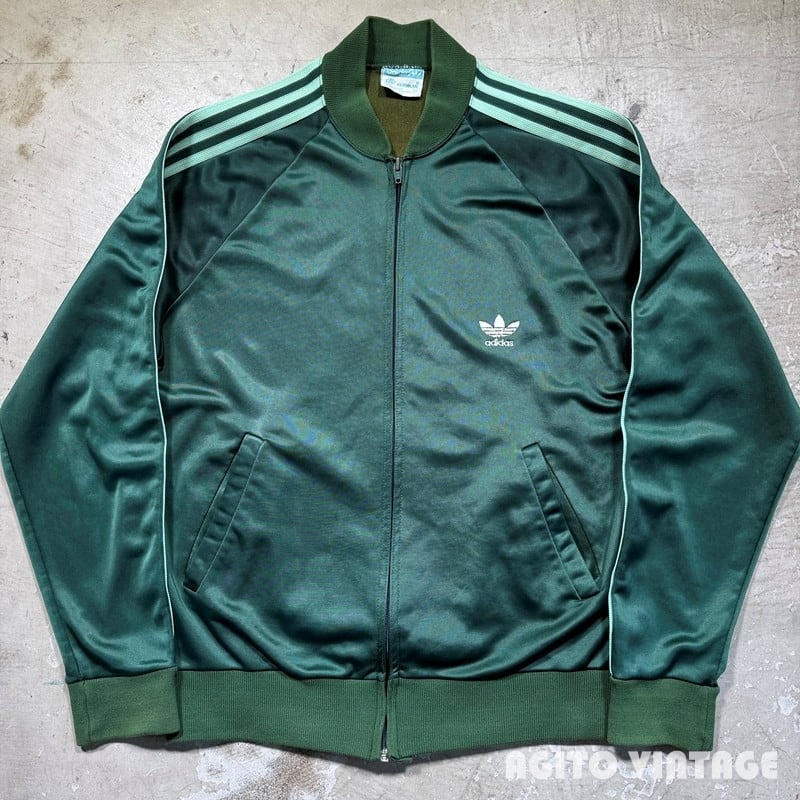 70's~ adidas ATP トラックトップジャージー VENTEX ネイビー×イエロー