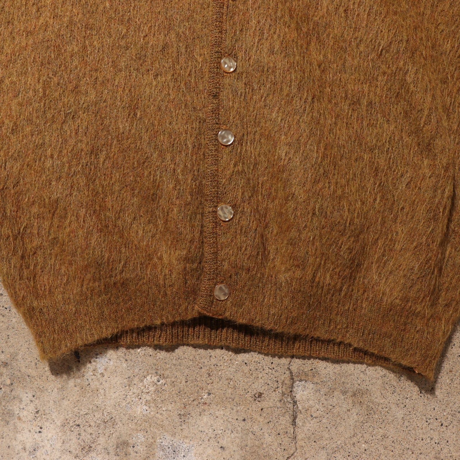 極美品 XL 60s BRENT ヴィンテージ モヘアカーディガン mohair vintage