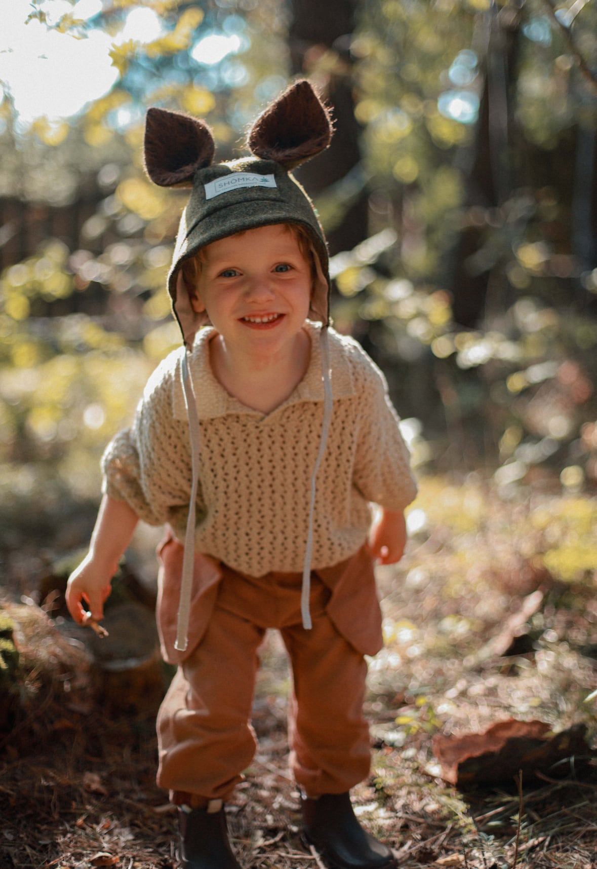 即納】SHOMKA wool bonnet squirrel♡ | Moon port