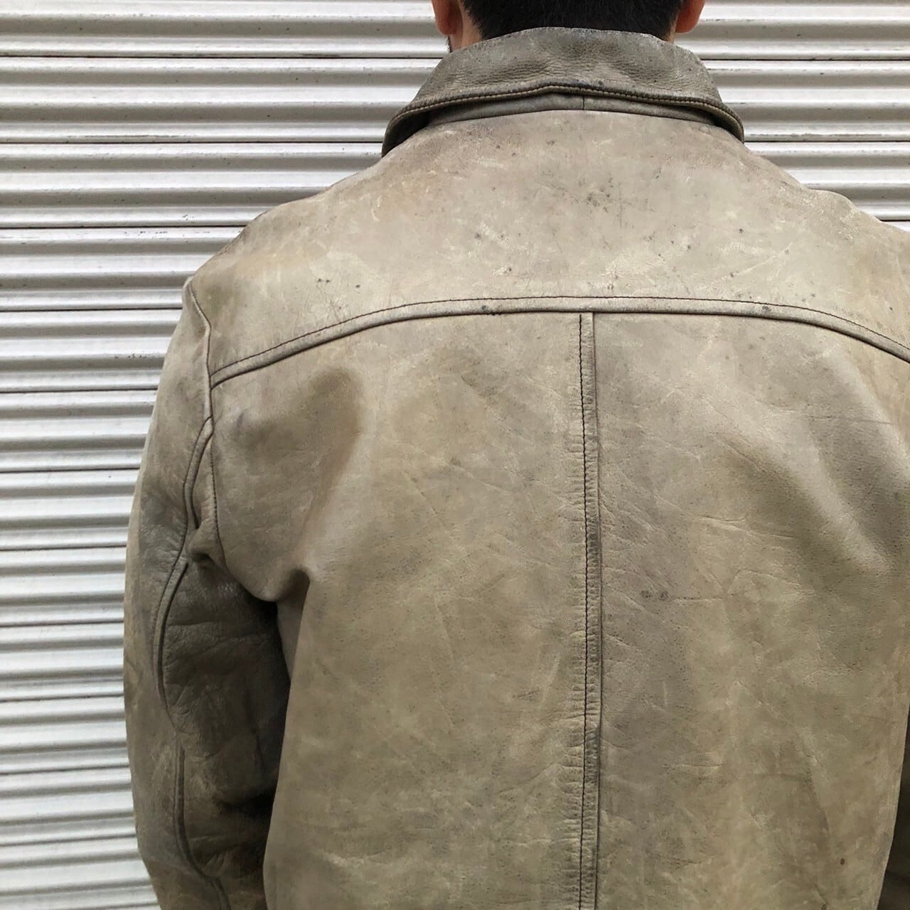 雰囲気抜群 90s Levis リーバイス ヴィンテージ 本革 レザー