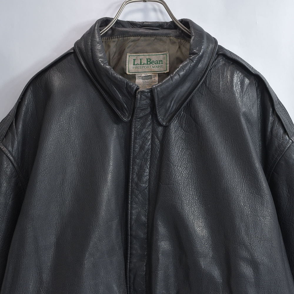 80s～ アメリカ製 L.L.Bean エルエルビーン A-2タイプ フライトレザー