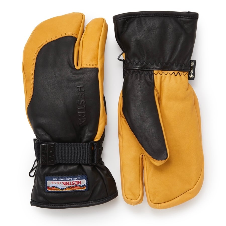 23-24 HESTRA 3-Finger GTX Full Leather スノーボード グローブ