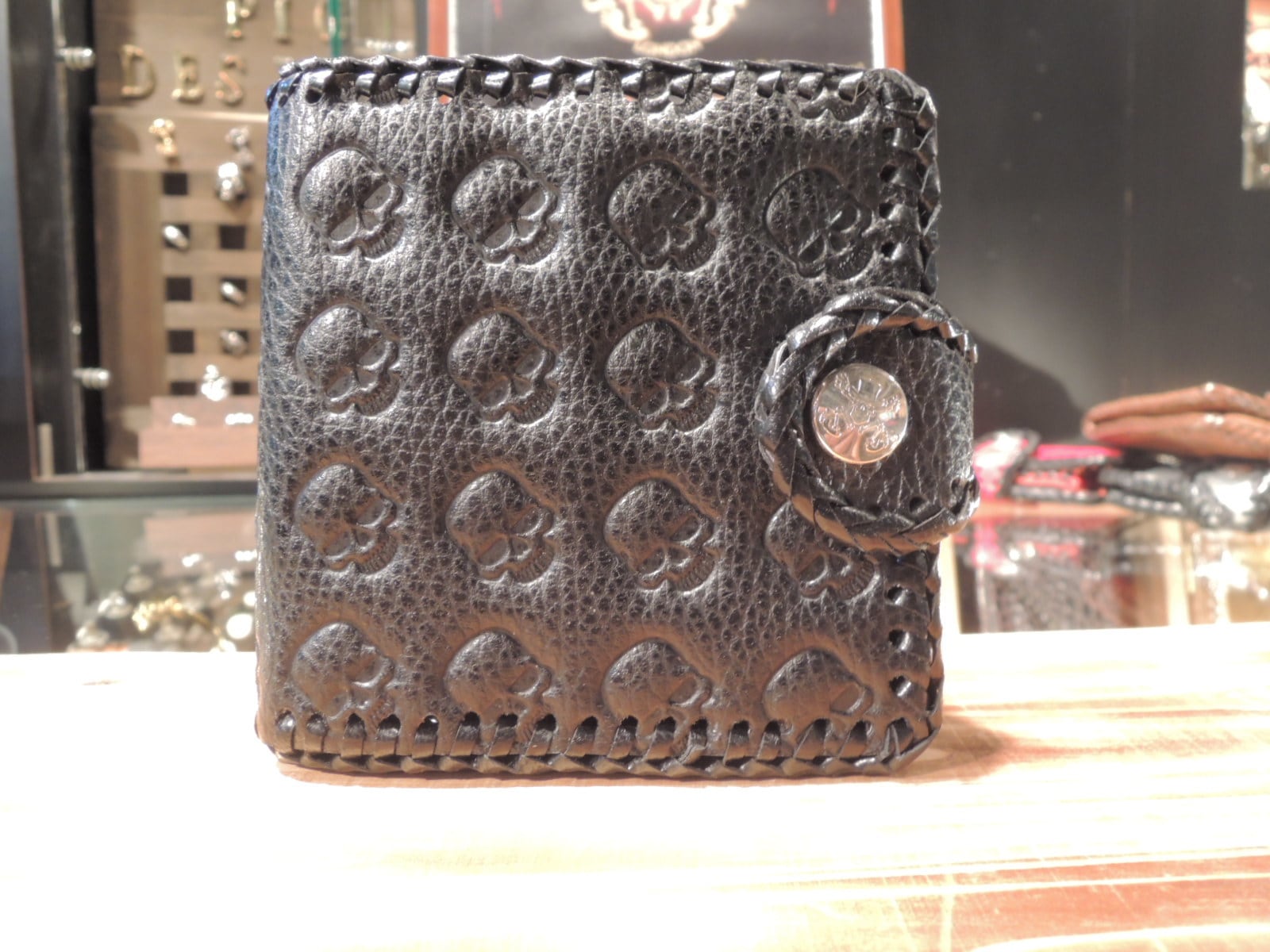 CRAZY PIG Short WALLET Black クレイジーピッグ | FirstOrderJewelry