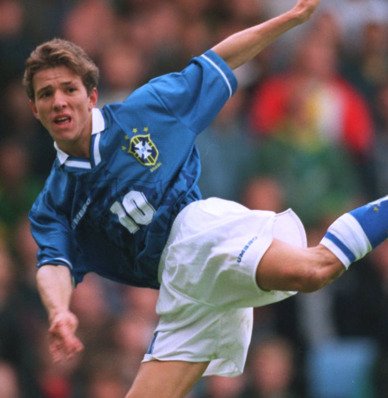 ブラジル代表 1994 Umbro アウェイ半袖 ユニフォーム 4つ星バージョン