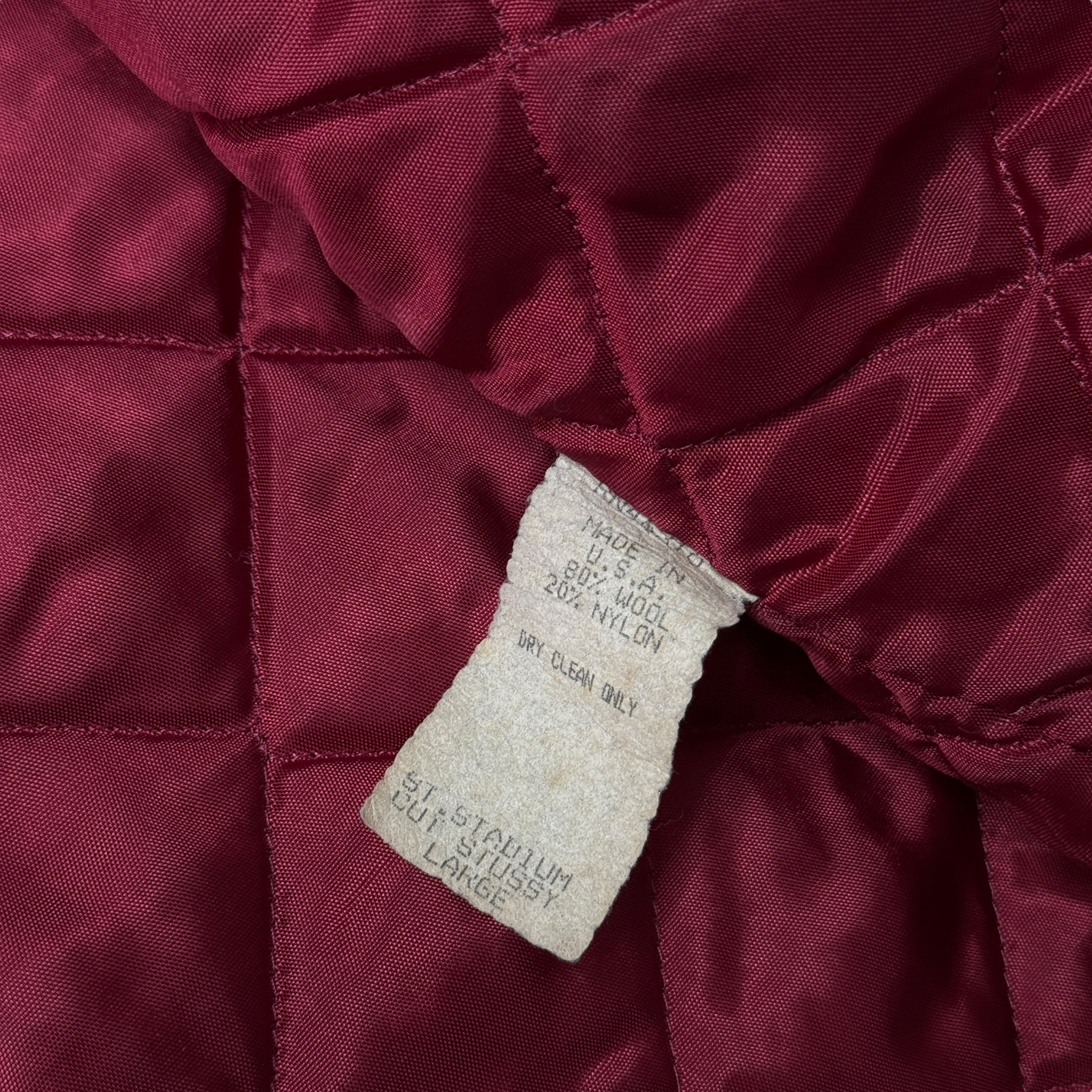 Special‼︎】80's~90's old stussy World Tribe Wool Jacket “黒タグ