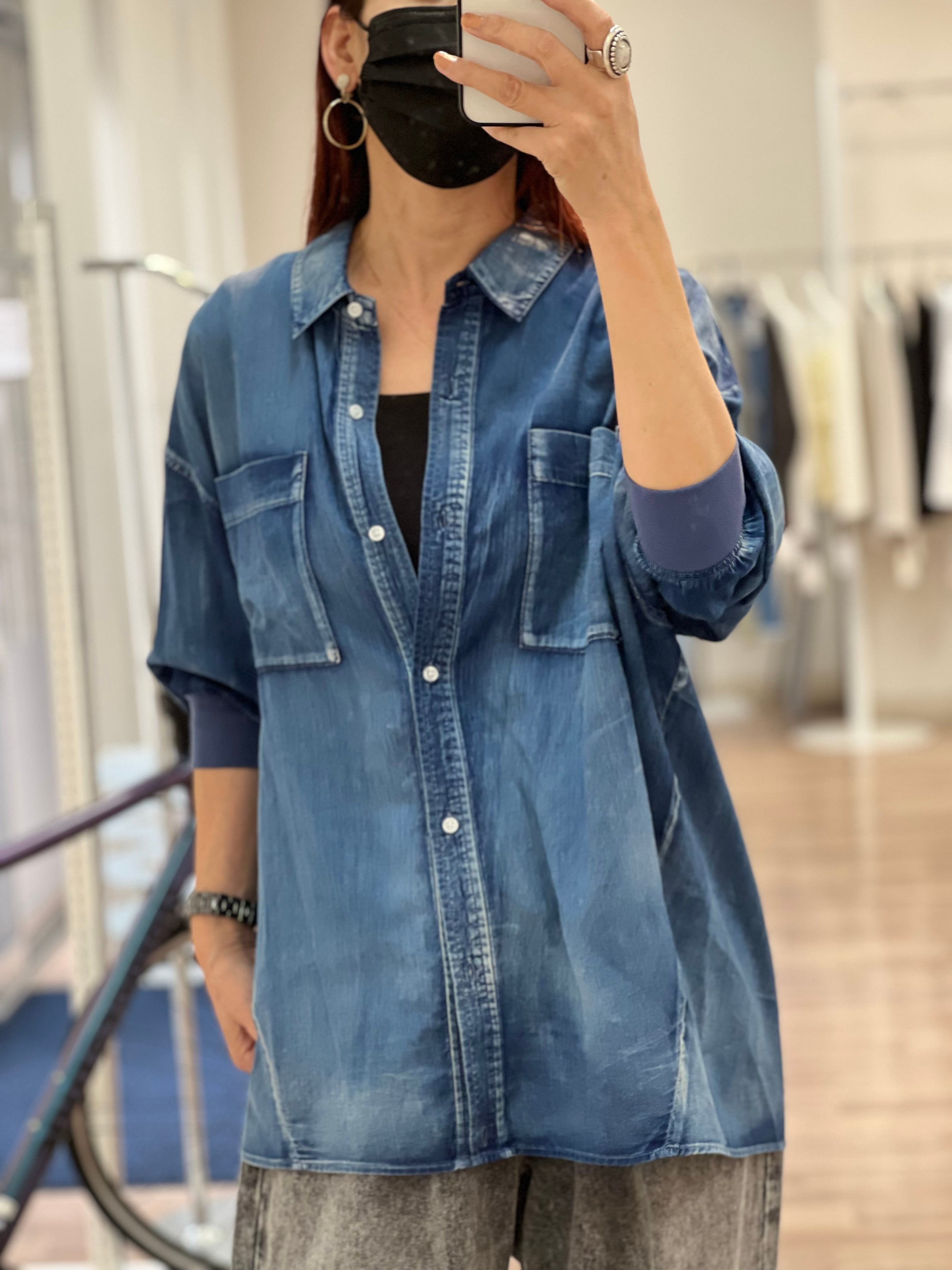 予約販売【Dignite Collier】シアーデニムシャツ ( 80254207 ) 2025年