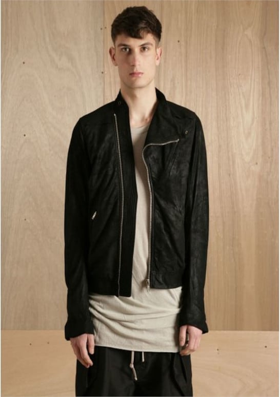 レア◇RICK OWENS リックオウエンス SafariBiker デストロイ加工