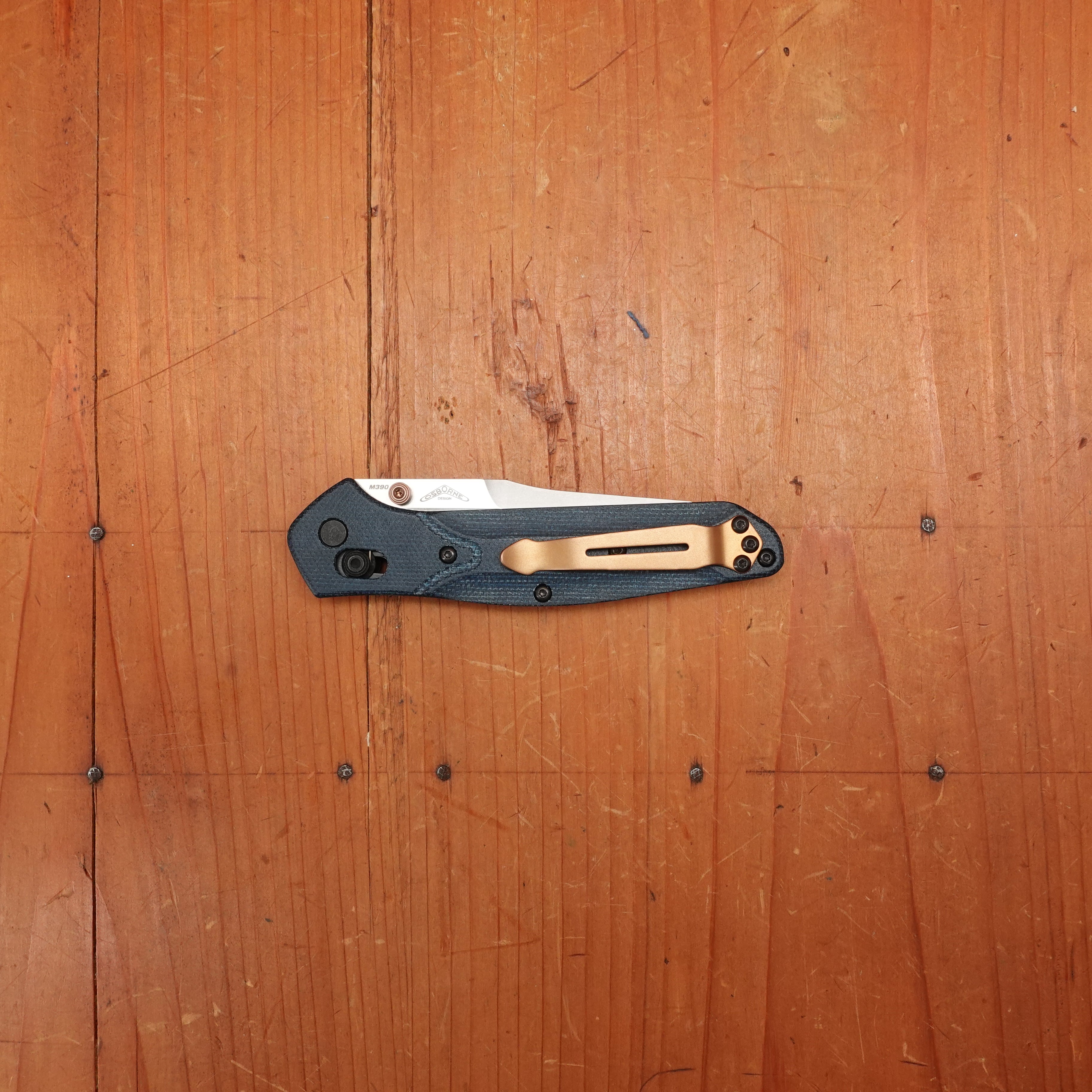 Benchmade 940-04 Osborne Reverse Tanto M390 Axis Lock Denim
